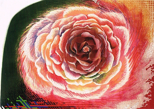1979 - Rose -Gouache Oelkreide Collage a Karton - 70x100cm.jpg